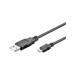 goobay USB-kabel 3m Sort